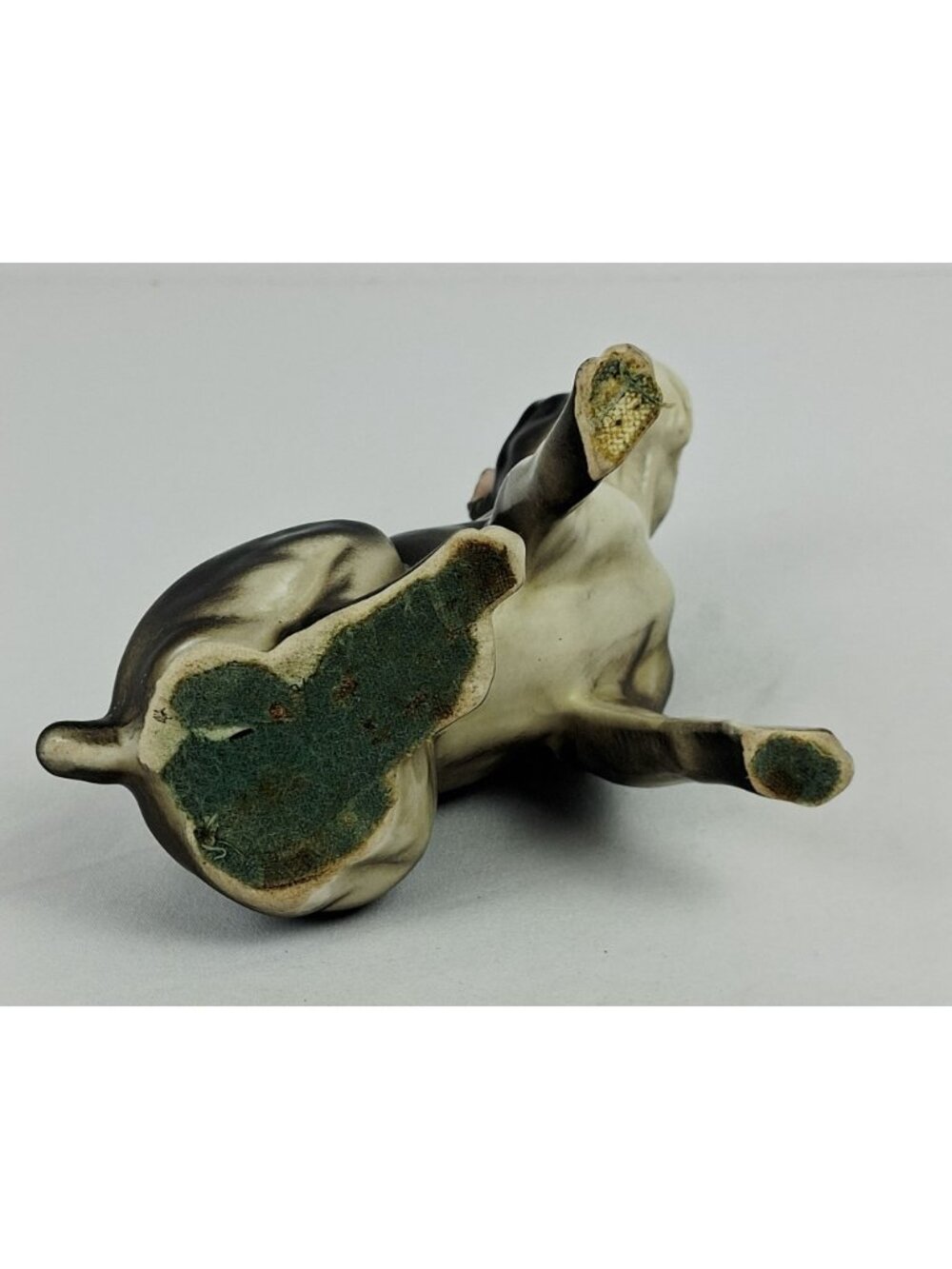 VTG Enesco Boston Terrier Dog Ceramic Figurine Black & White Gloss Finish 6.25" - Picture 9 of 12